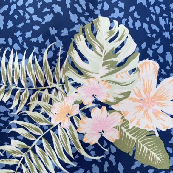 Urban Republic Sateen Girls Size M(10/12) Floral Botanical Printed Bomber Jacket - Picture 4 of 12